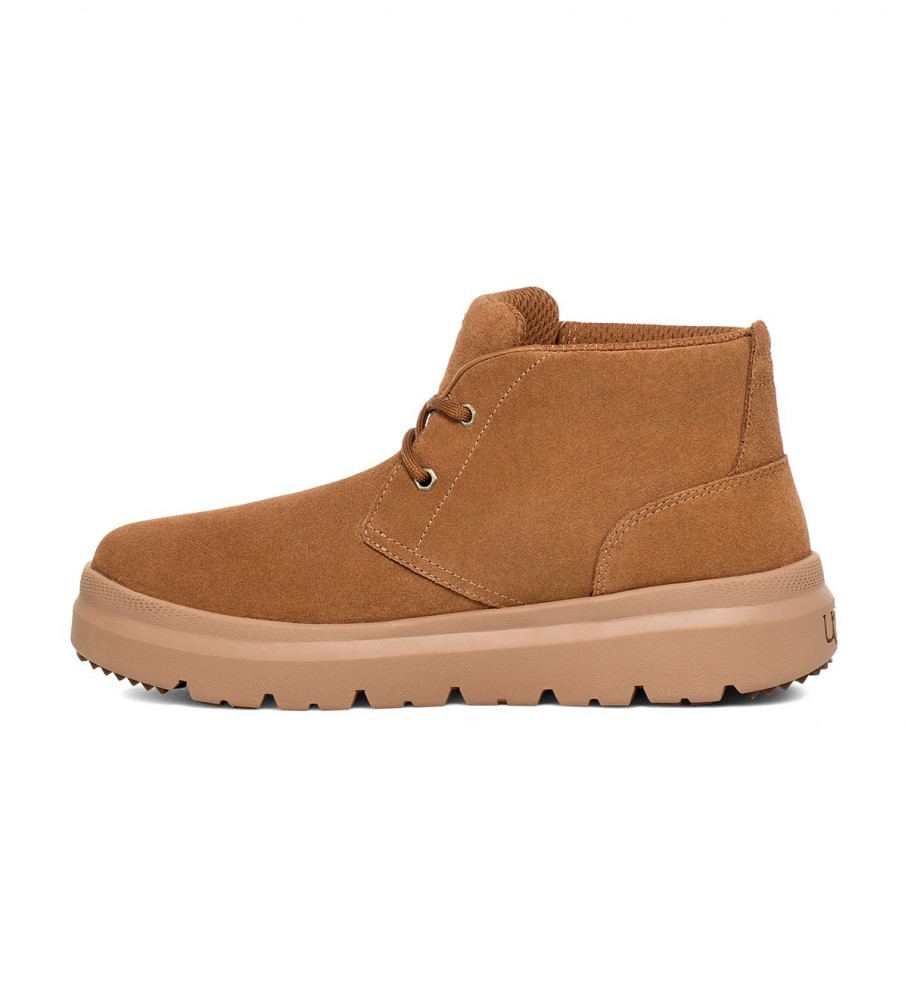 Botas de cano curto UGG M Burleigh em couro marrom