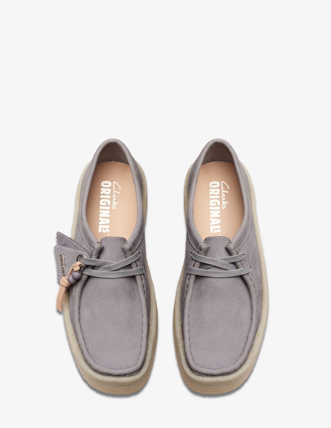 clarks Derbies Femme wallabee cup steel grey nbk