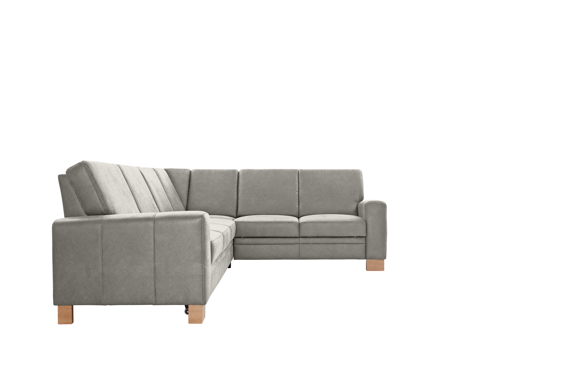 polsterpower Ecksofa - Saddle alu - Basismodell - rechts