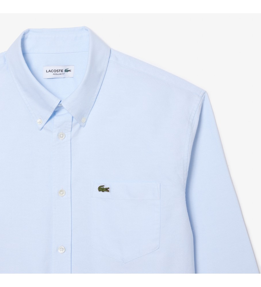 Camisa Oxford Lacoste Regular Fit azul