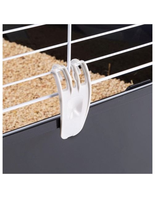 Ferplast Konijnenkooi Casita 100 - Dierenverblijf - 96x57x56 cm Zwart