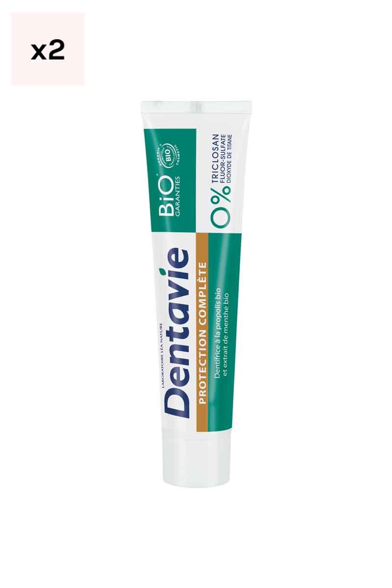 Dentifrices bio protection complète - Propolis & extrait de menthe - 2 x 75 ml