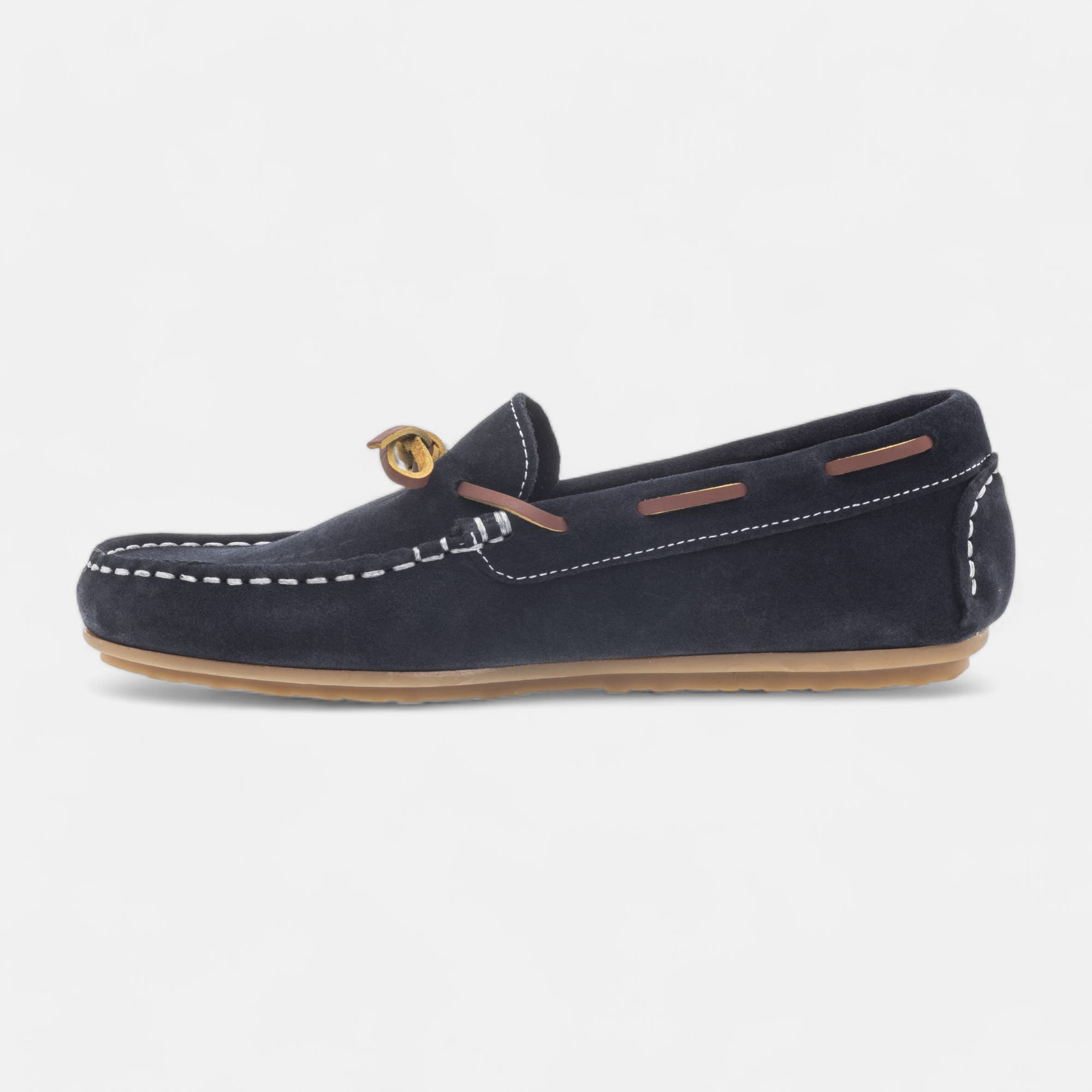 Mocassins Garçon en cuir bleu