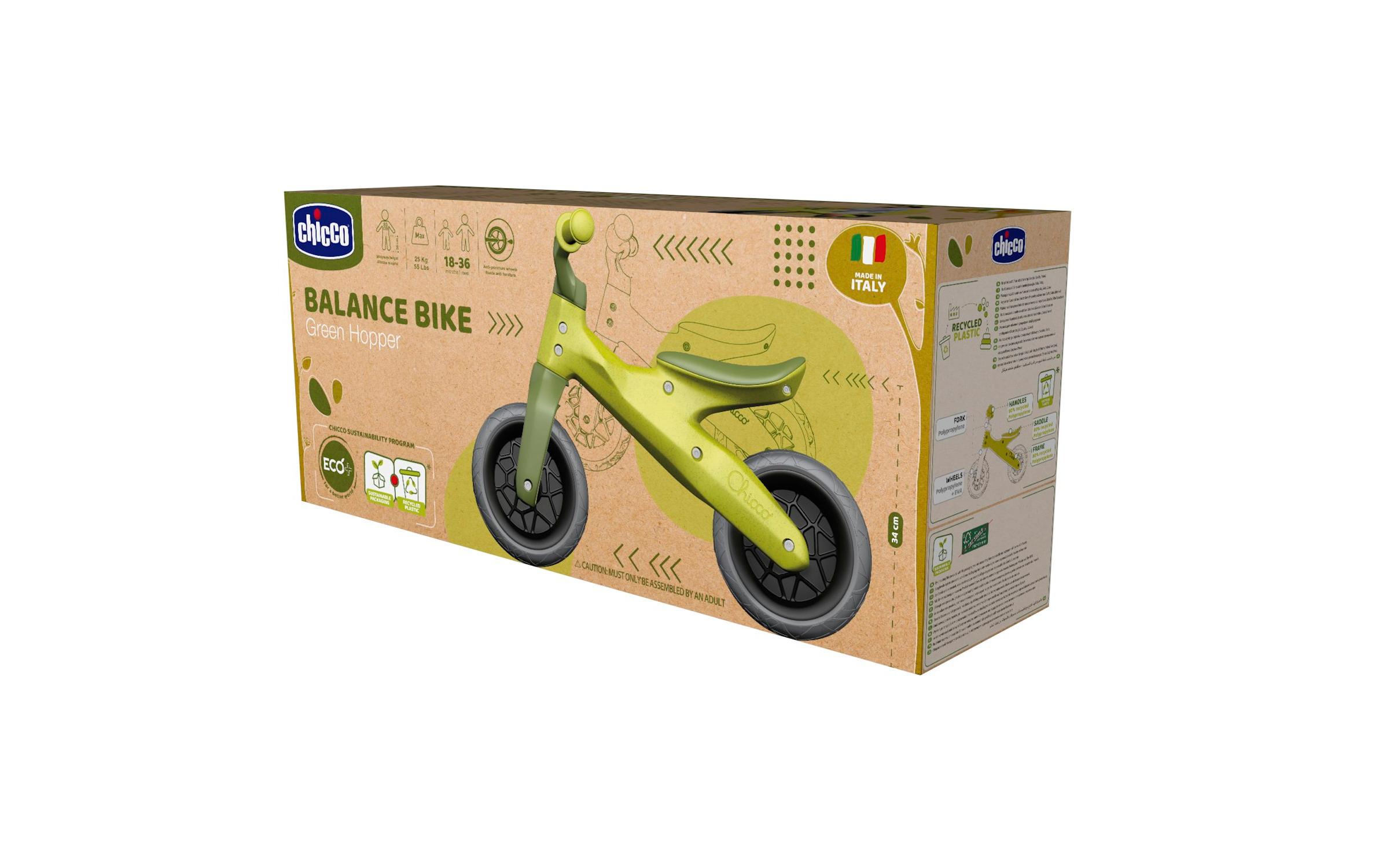 Kinder-Laufrad Balance Bike Eco+ HellgrünGrünes Balance Laufrad