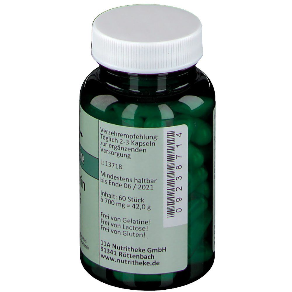 green line NUTRITHEKE Glutamin 100 %