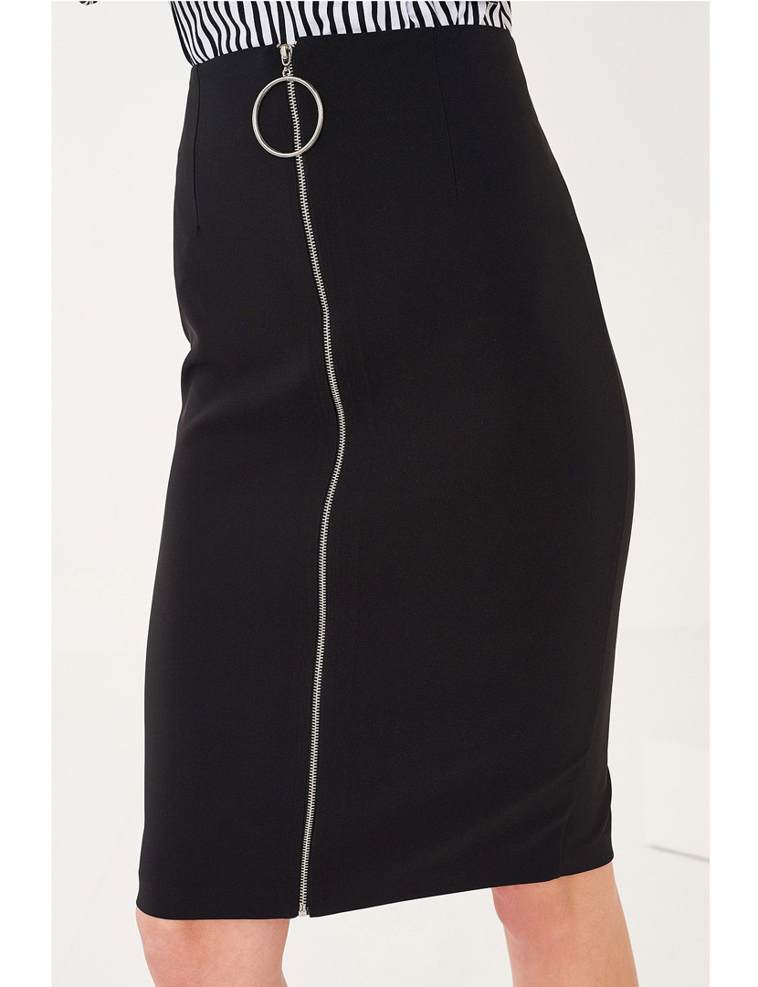 Ladies Pencil Skirt Black