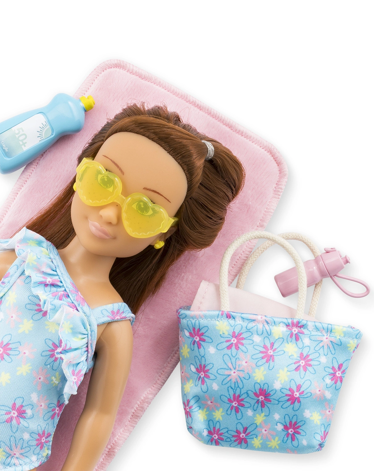 Ankleidepuppe ZOE BEACH SET (28cm) mit Zubehör