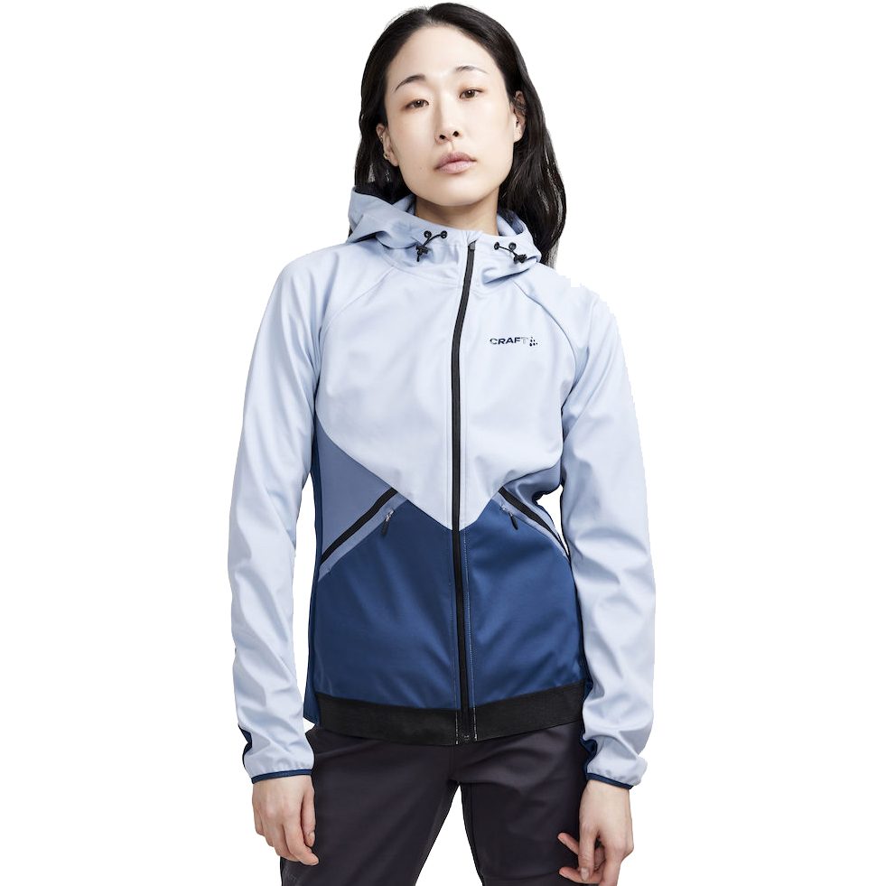 Craft Glide Hood Jacke Damen sulfur tide