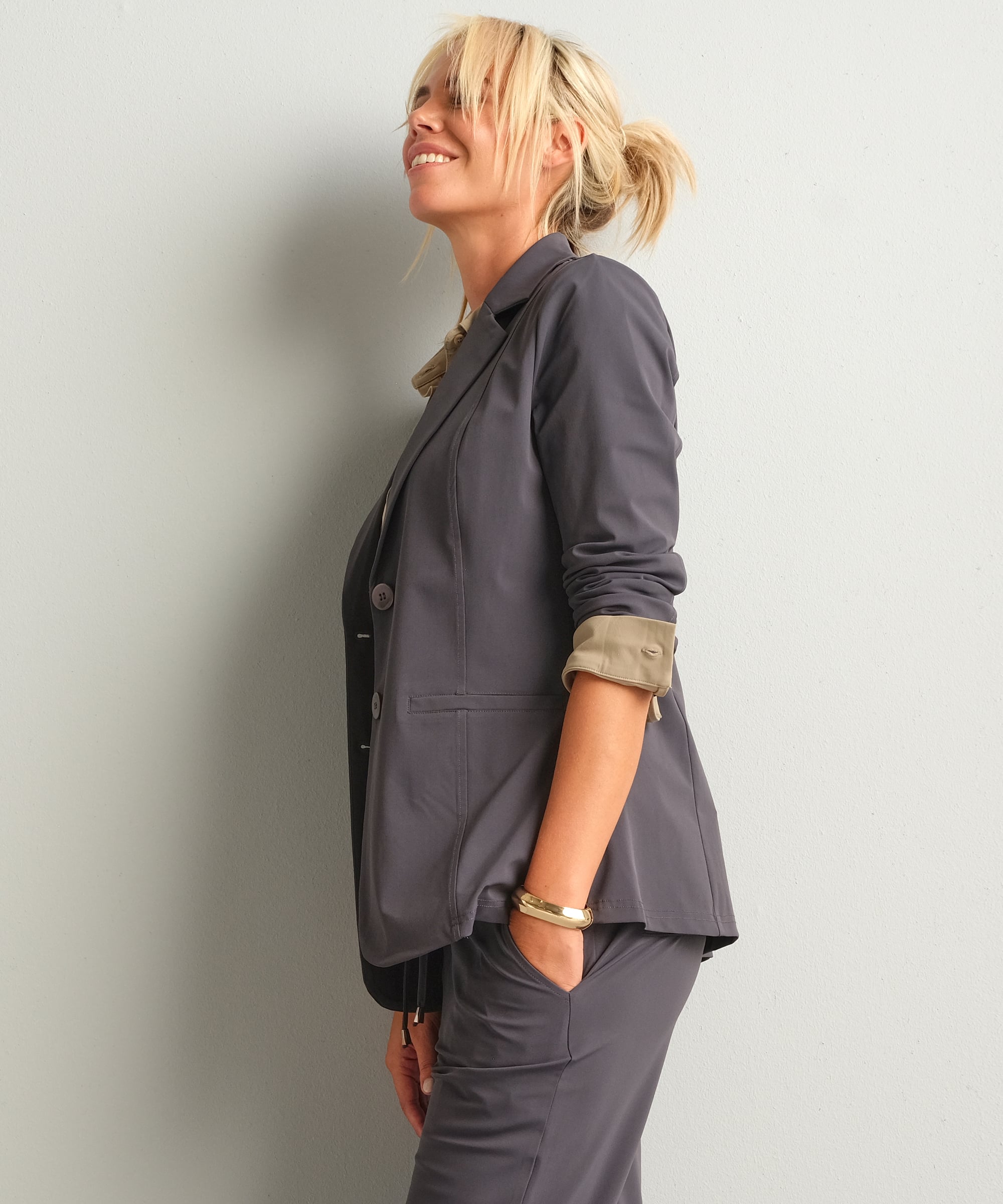 travelstof blazer