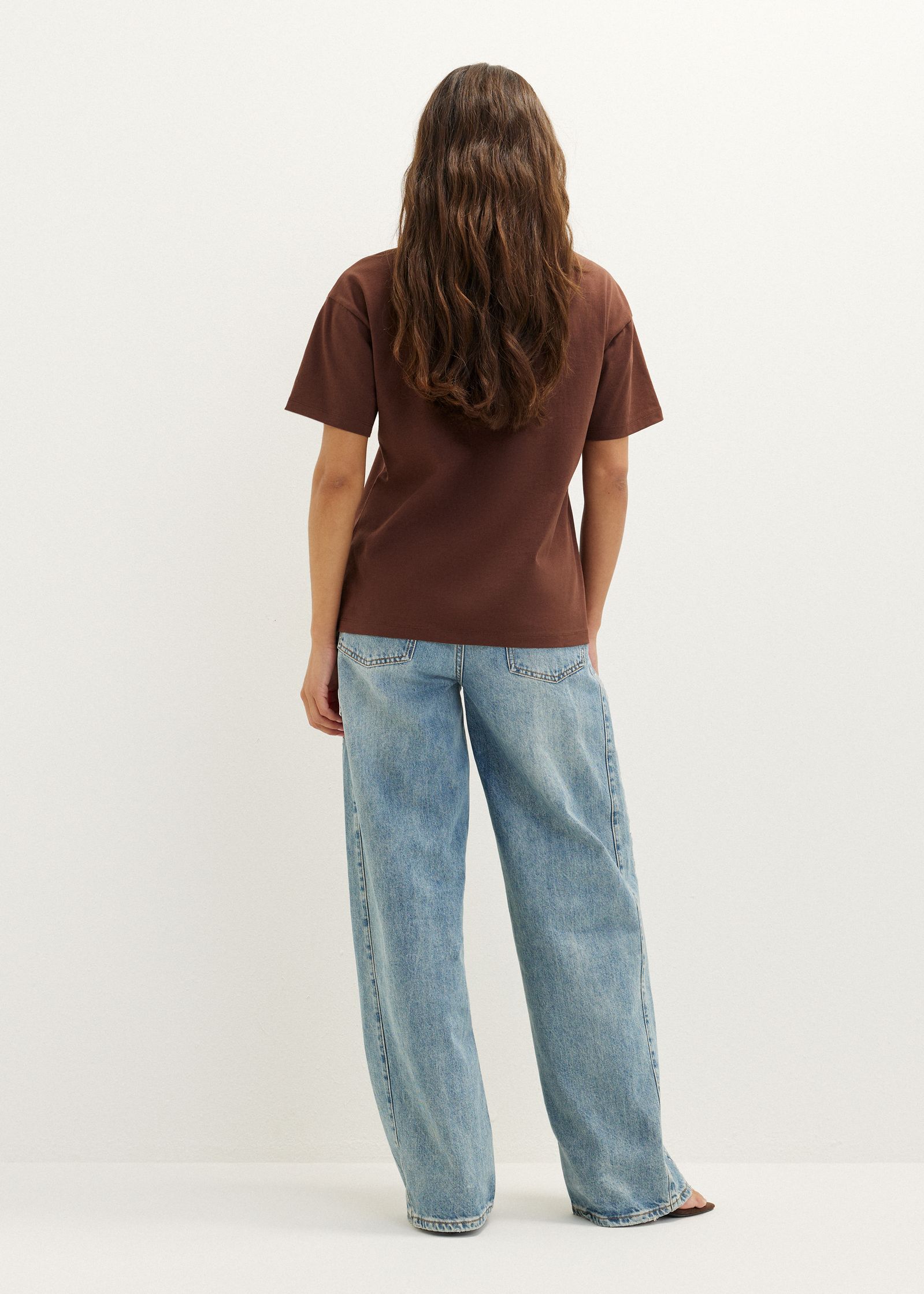 T-shirt met tekstprint