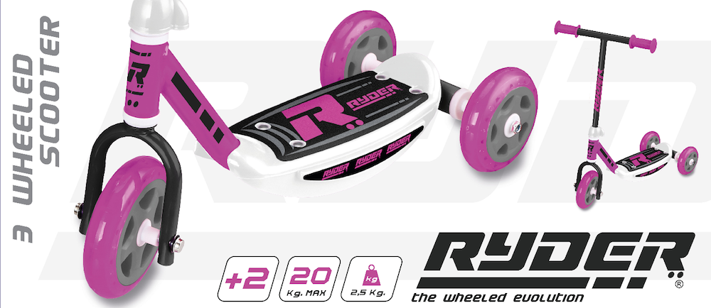 Patinete Ryder de 3 rodas (8822)