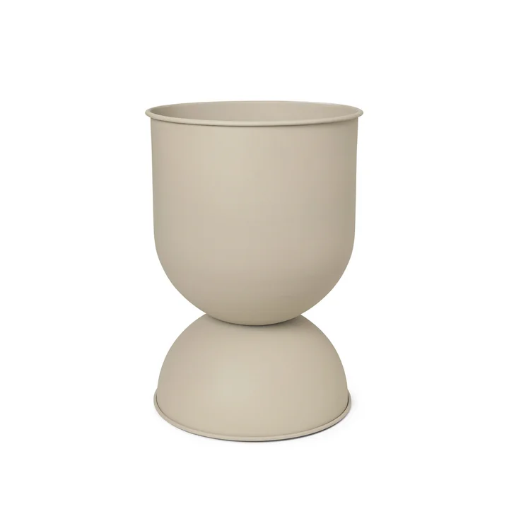 Ferm Living - Hourglass Blumentopf medium, Ø 41 x H 59 cm, cashmere