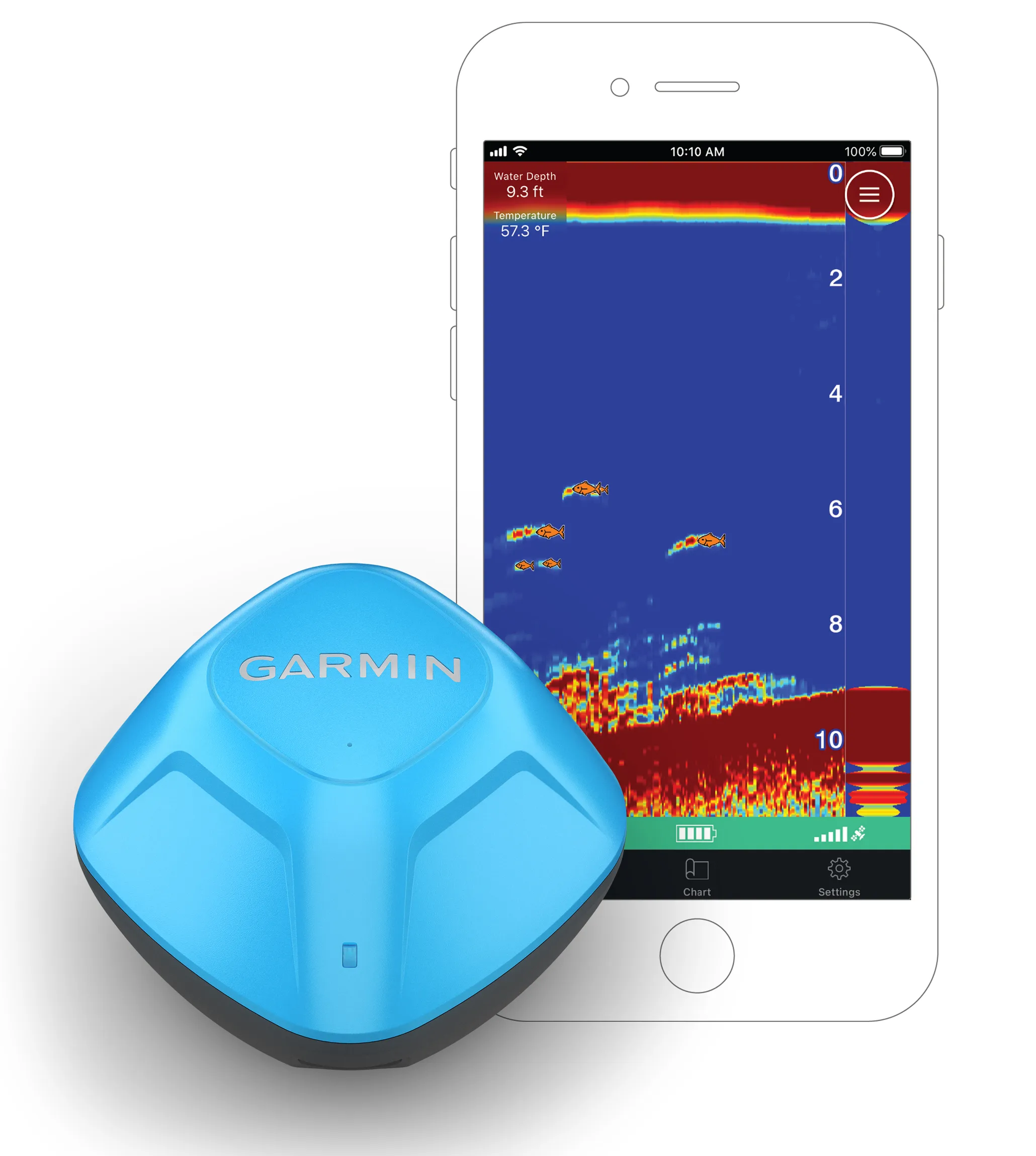 Garmin Striker Cast Gps Enkelt Ekkolodd Brukervennlig Ekkolodd For Sportsfiskere