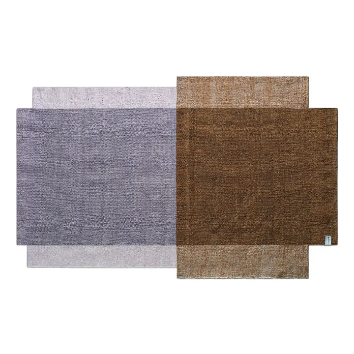 Ames Tapis Nobsa en laine | Ocre