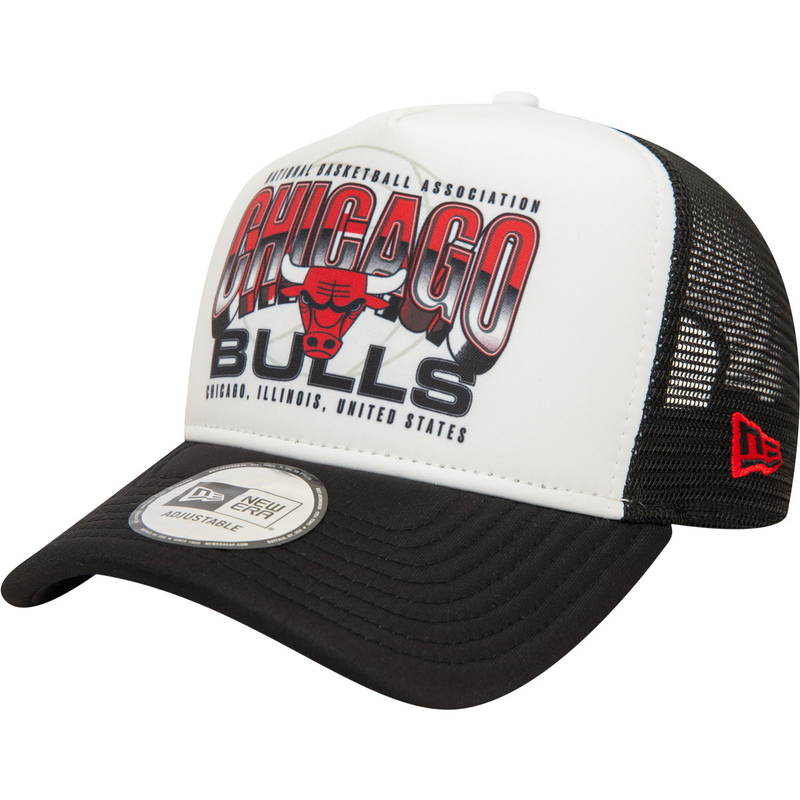 New Era NBA Team Colour Chicago Bulls Trucker Snapback Cap