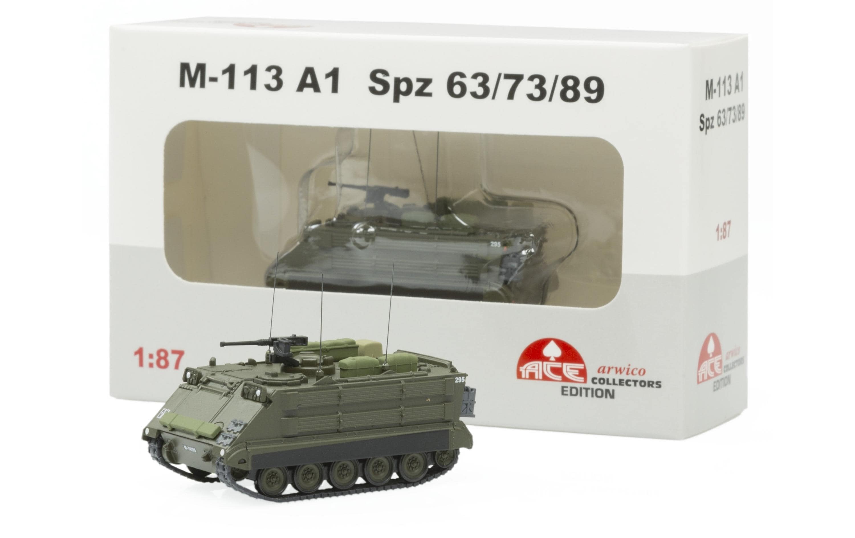 M113 Übermittlungspanzer 63 1:87H0 Panzer Sammlermodell