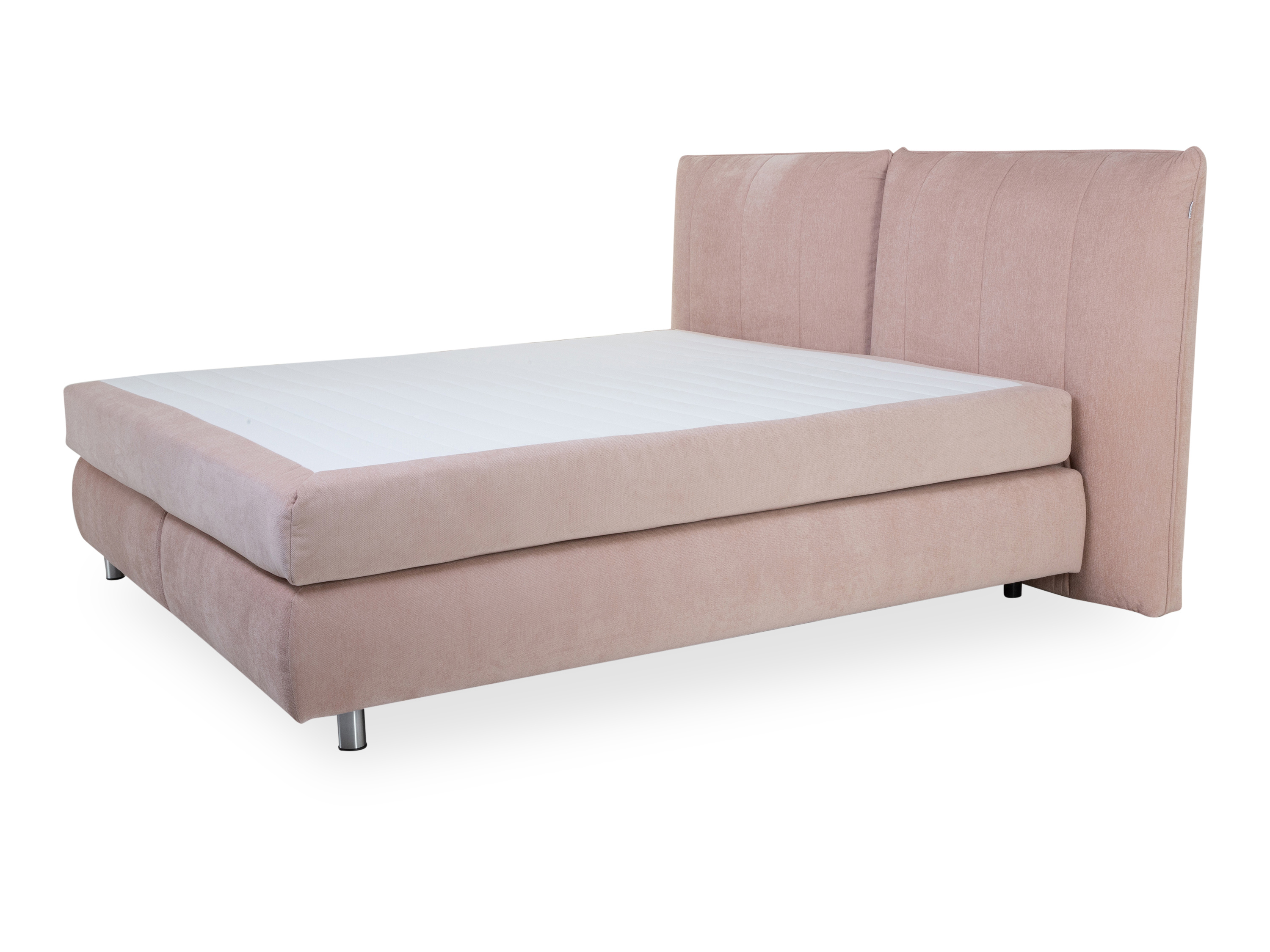 Boxspringbett MONDO DELUXE 160X200 H2\/H2 rosa