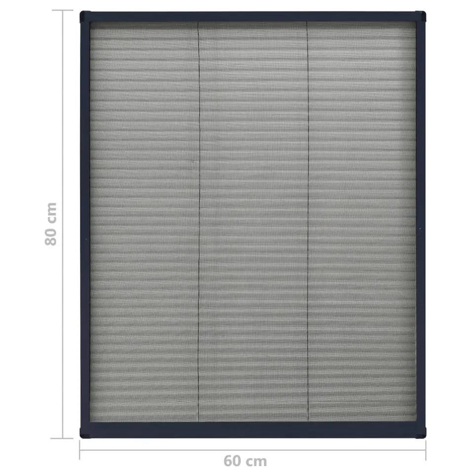vidaXL - Hor - Antraciet - Glasvezel - 60 x 80 cm