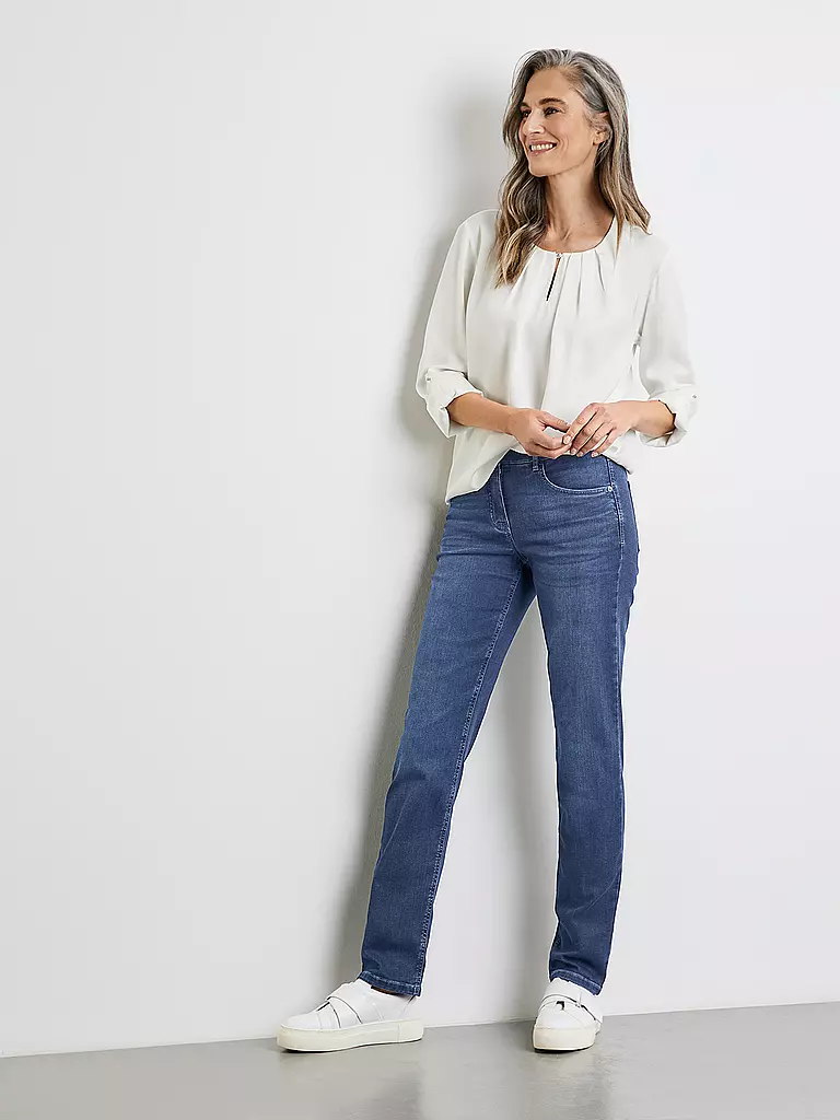 GERRY WEBER Jeans Slim Fit  dunkelblau