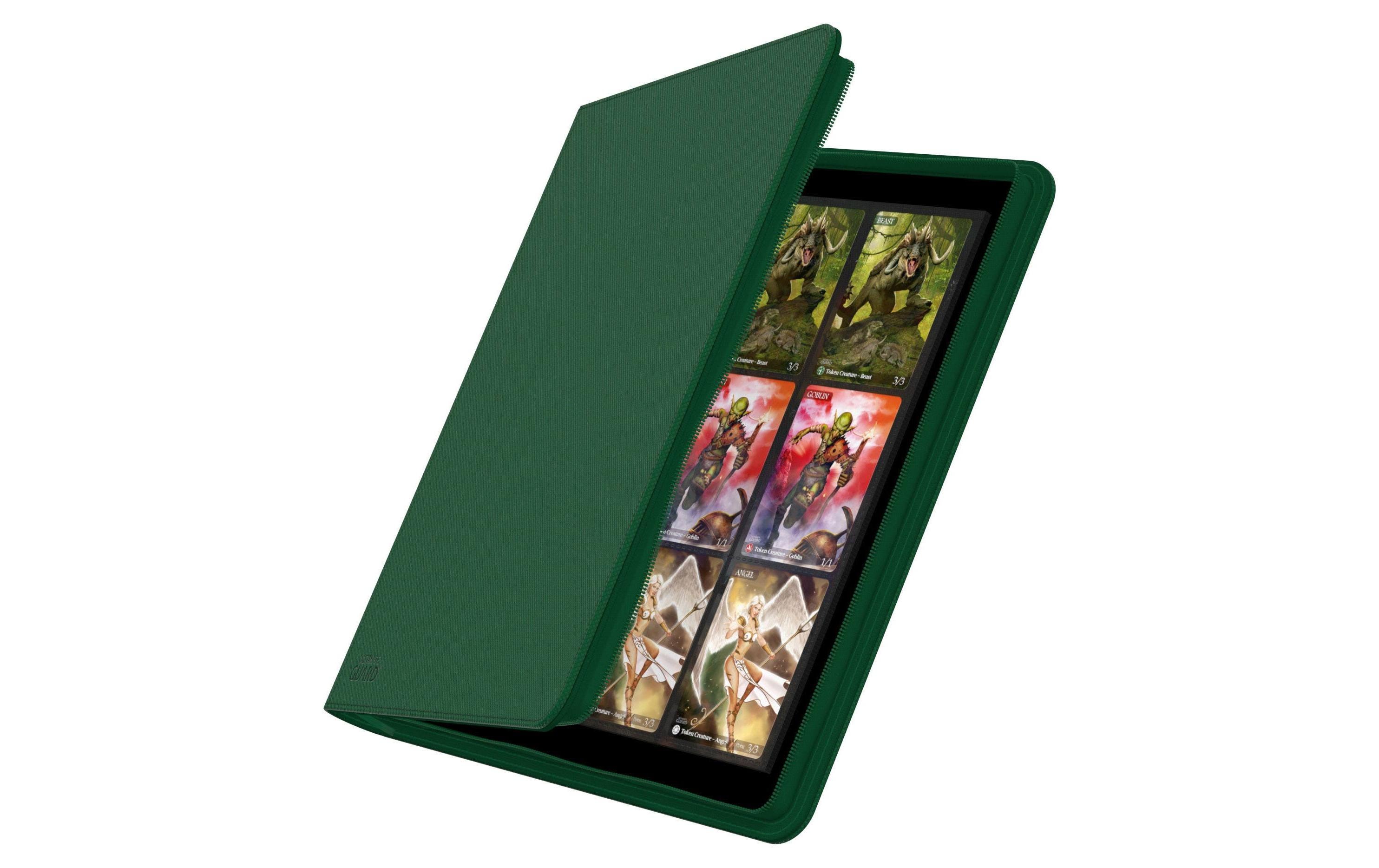 Karten-Portfolio QuadRow ZipFolio 480 24-Pocket, grün24 Pocket Portfolio