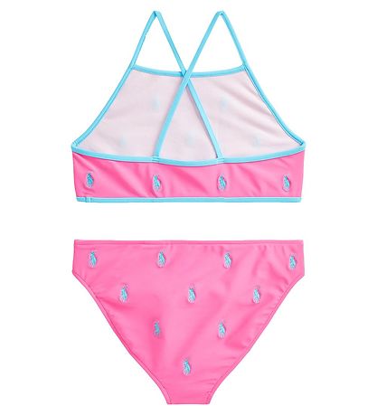 Polo Ralph Lauren Bikini - Classics - Pink m. Lyseblå