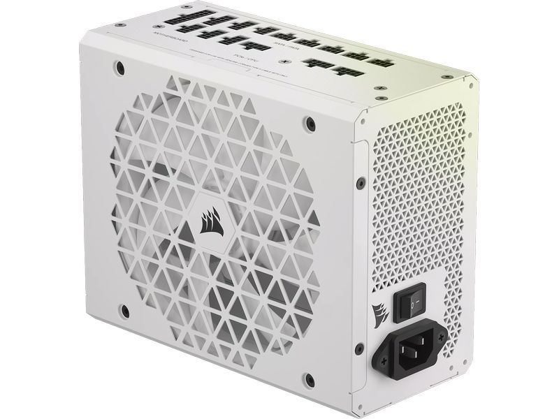 Corsair Netzteil RMx SHIFT White RM1000x 1000 W Vollmodulares ATX-Netzteil mit 1000 W und 80 PLUS Gold Zertifizierung