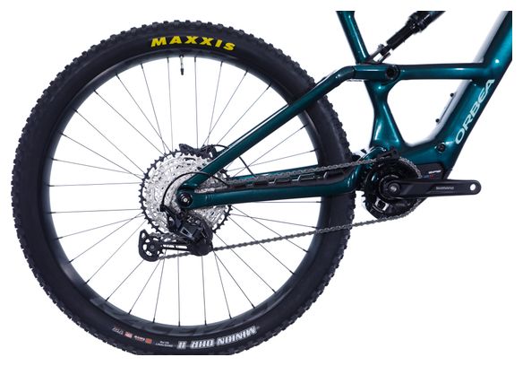 VTT Électrique Tout-Suspendu Orbea Rise LT H20 Shimano Deore/SLX 12V 630 Wh 29'' Vert Escape Splash Ice 2025