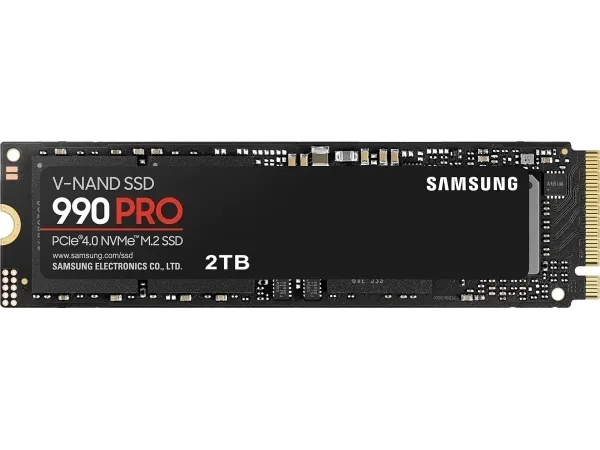 Samsung 990 PRO MZ-V9P2T0BW - SSD - krypteret - 2 TB - intern - M.2 2280 - PCIe 4.0 x4 (NVMe) - 256-bit AES - TCG Opal Encryption 2.0