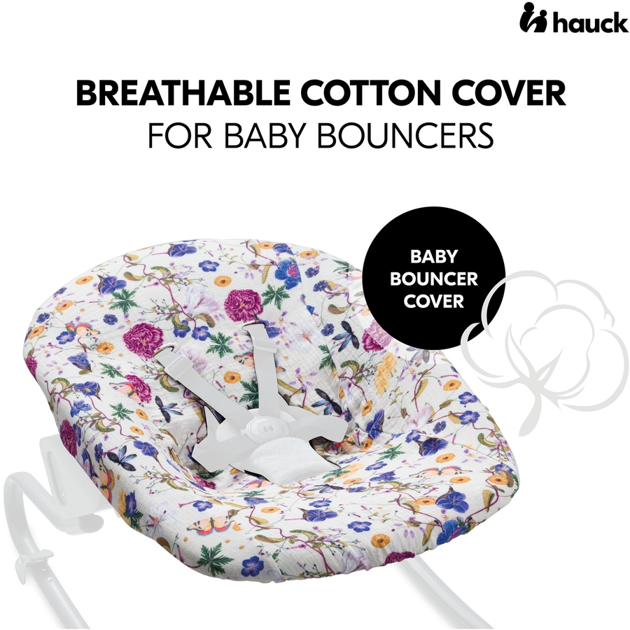 hauck Bezug für Babywippe Baby Bouncer Beige Floral