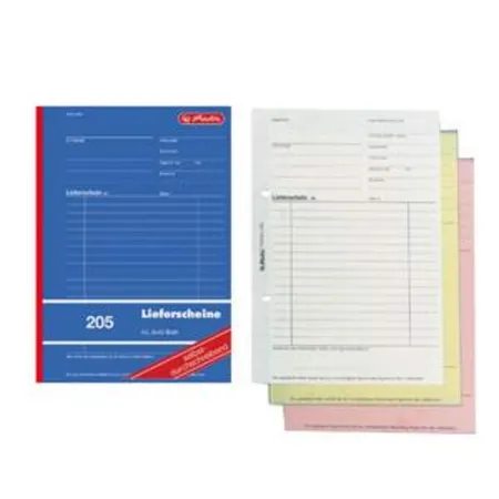 Herlitz Formularbuch Lieferscheine A5 3x40 Blatt selbstdurchschreibend