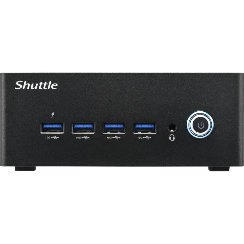 Shuttle Nano PC NT10H5, Intel Core Ultra 5 125H, Intel Arc graphics, 2xHDMI, 2xUSB 4.0 (DP), 2x2.5Gbit LAN, VESA, 24/7