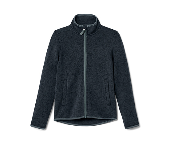 Kinder-Strickfleecejacke