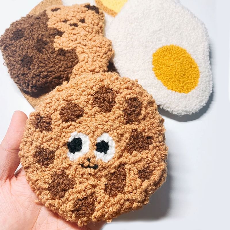 Embroidery Kingdom - DIY naaiset voor onderzetters van voedselgaren (verschillende ontwerpen)