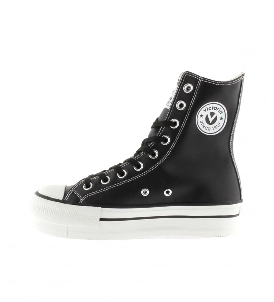 Tênis Victoria Double High Top Preto