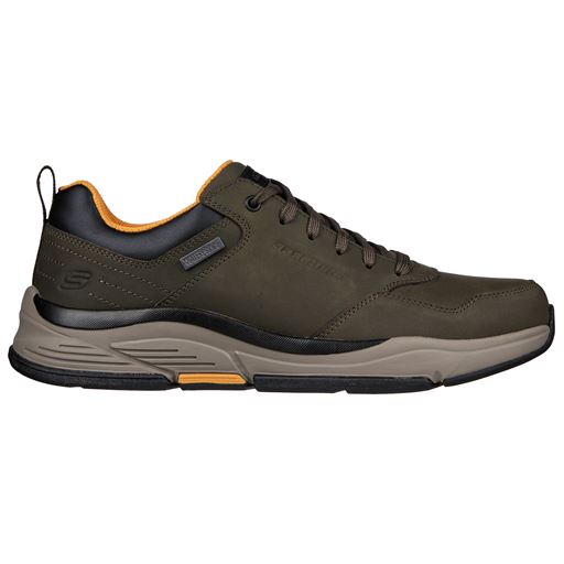 Skechers Relaxed Fit Banago Waterproof Sneakers, OLV Olive, 45