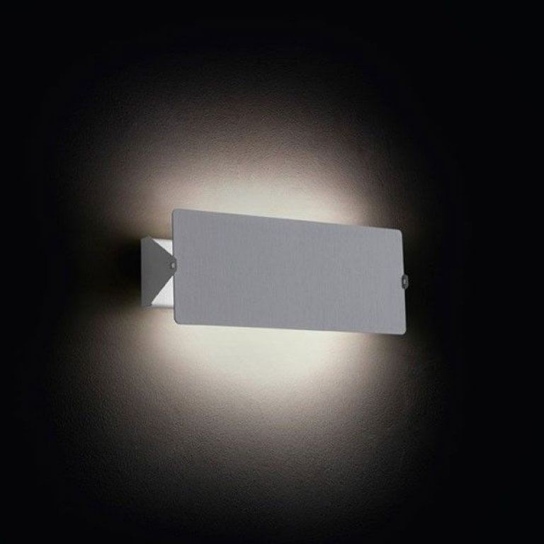 Nemo Applique à Volet Pivotant wandlamp LED double wit/naturel geanodiseerd
