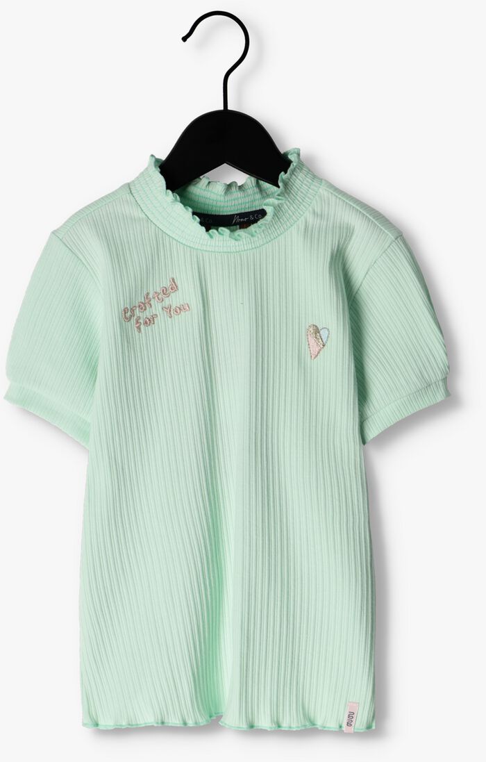 NONO groene nono top keo rib tshirt short sleeve