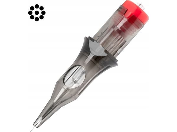 Activeshop Cartridge do tatuażu El Cartel V2 - 0.30 9RL Medium Taper 10 szt.