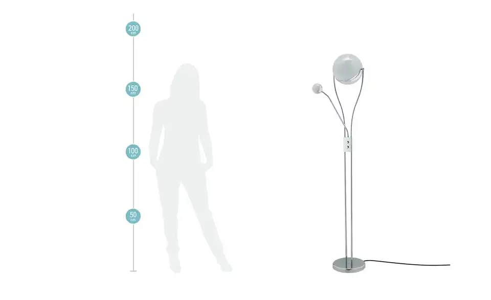 Trio LED-Fluter mit Arm