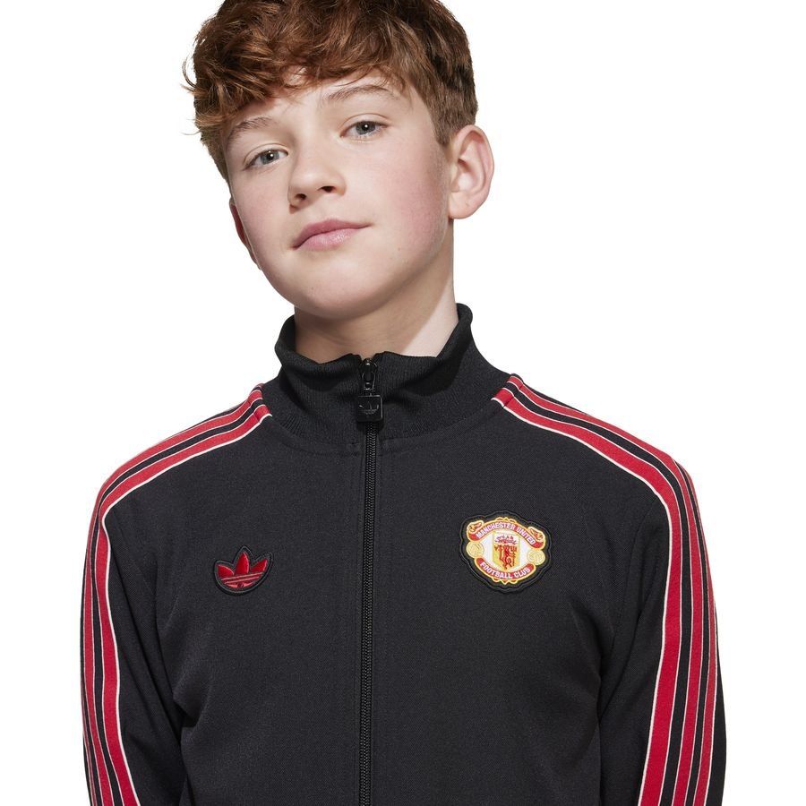 Manchester United Haut d'Entraînement Terrace Icons - Noir Enfant