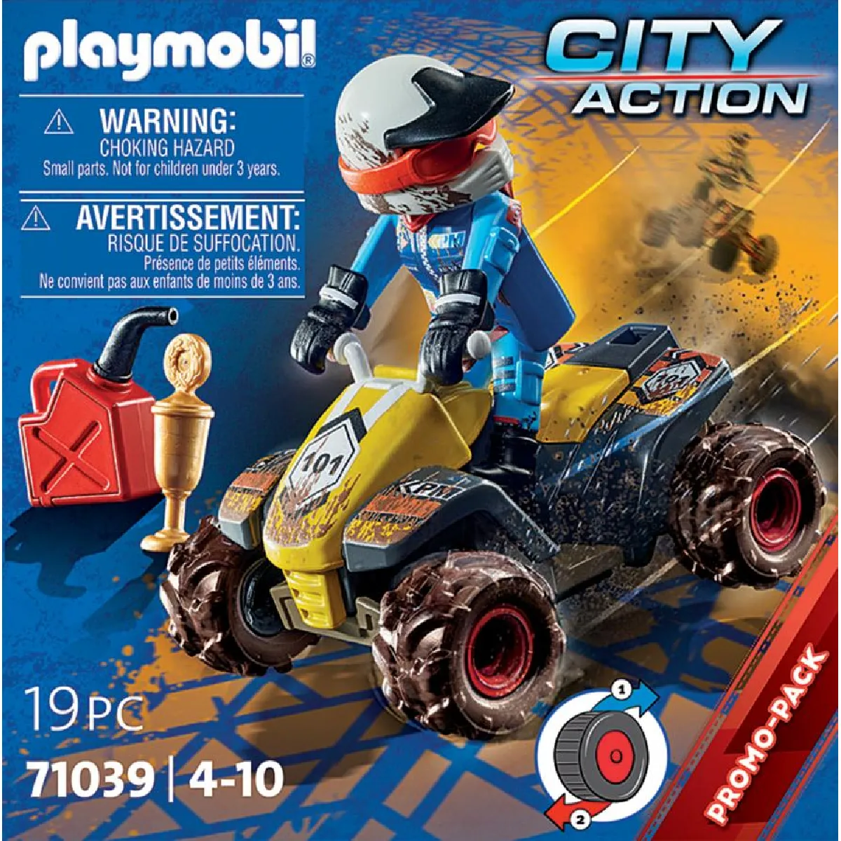 Playmobil® PLAYMOBIL 71039 Pilote et Quad
