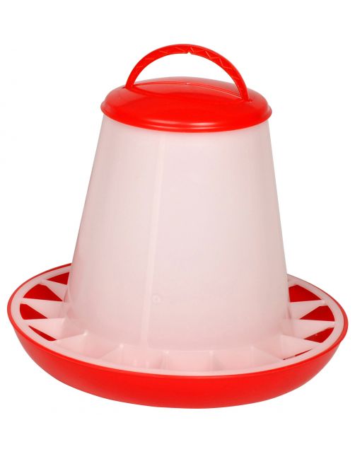 Olba Voersilo Plastic Rood - Voerbak