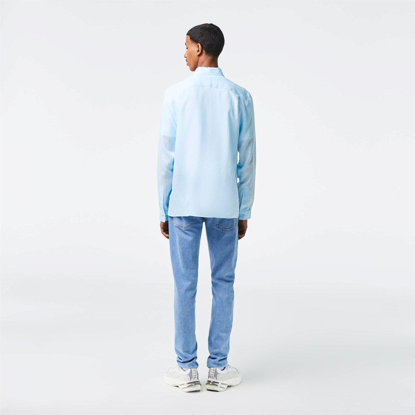 Lacoste Long Sleeve Linen Shirt