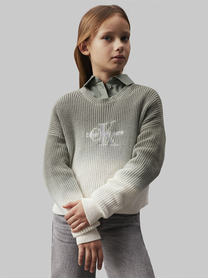 Calvin Klein MONOGRAM GRADIENT SWEATER 0id
