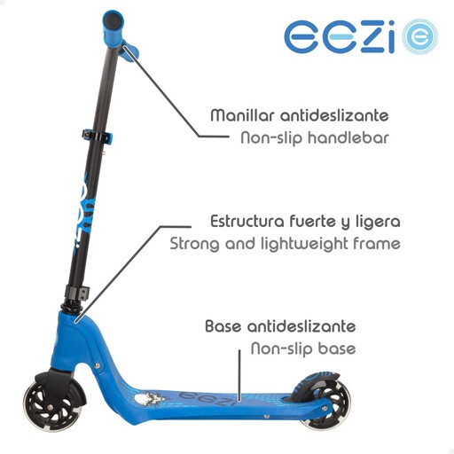 Patinete Eezi de 2 rodas com luzes