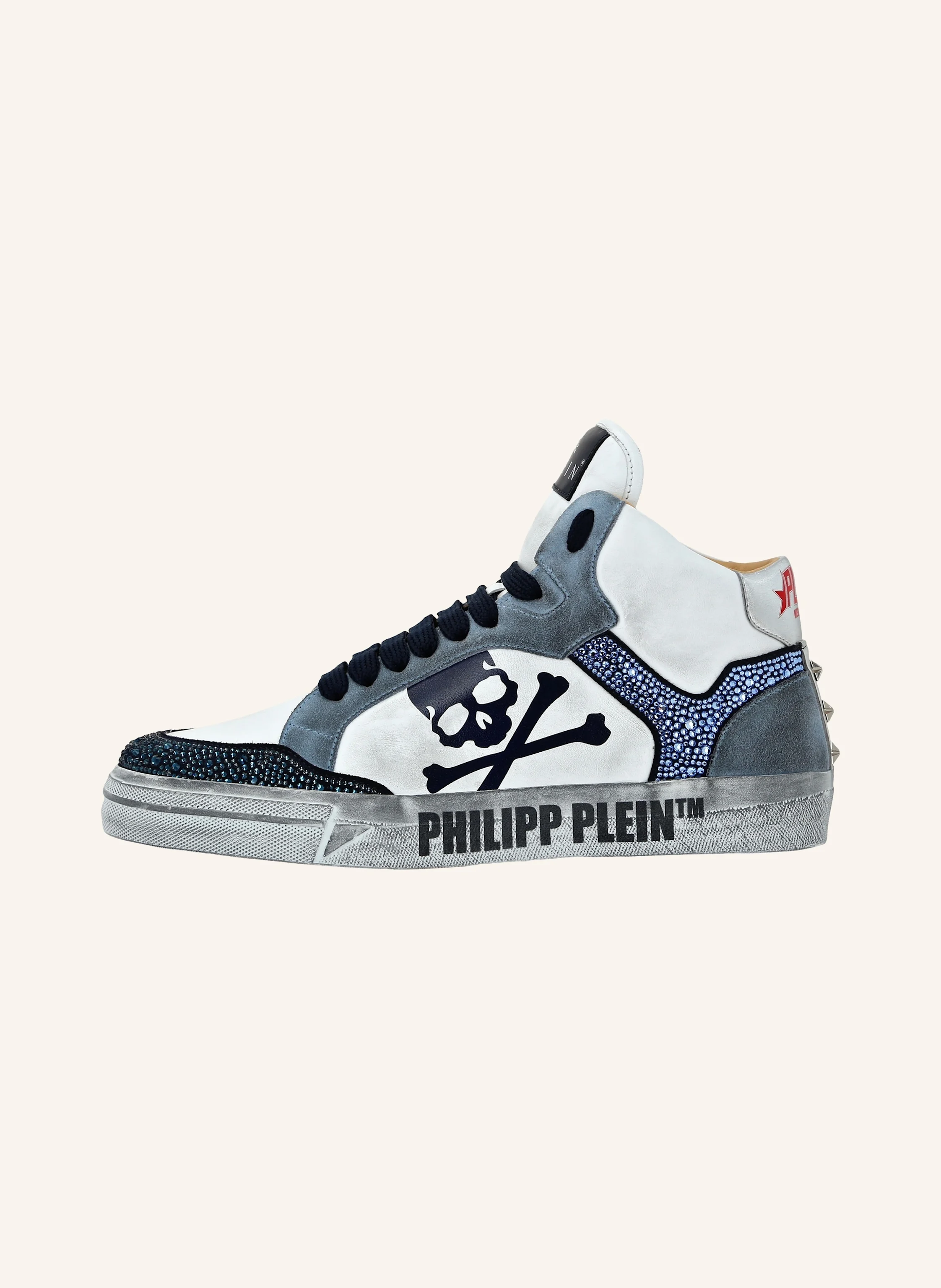 PHILIPP PLEIN Hightop-Sneaker mit Steinbesatz RETROKICKZ