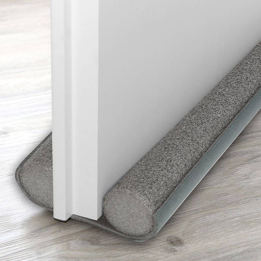 Zugluftstopper 3x95cm Grau