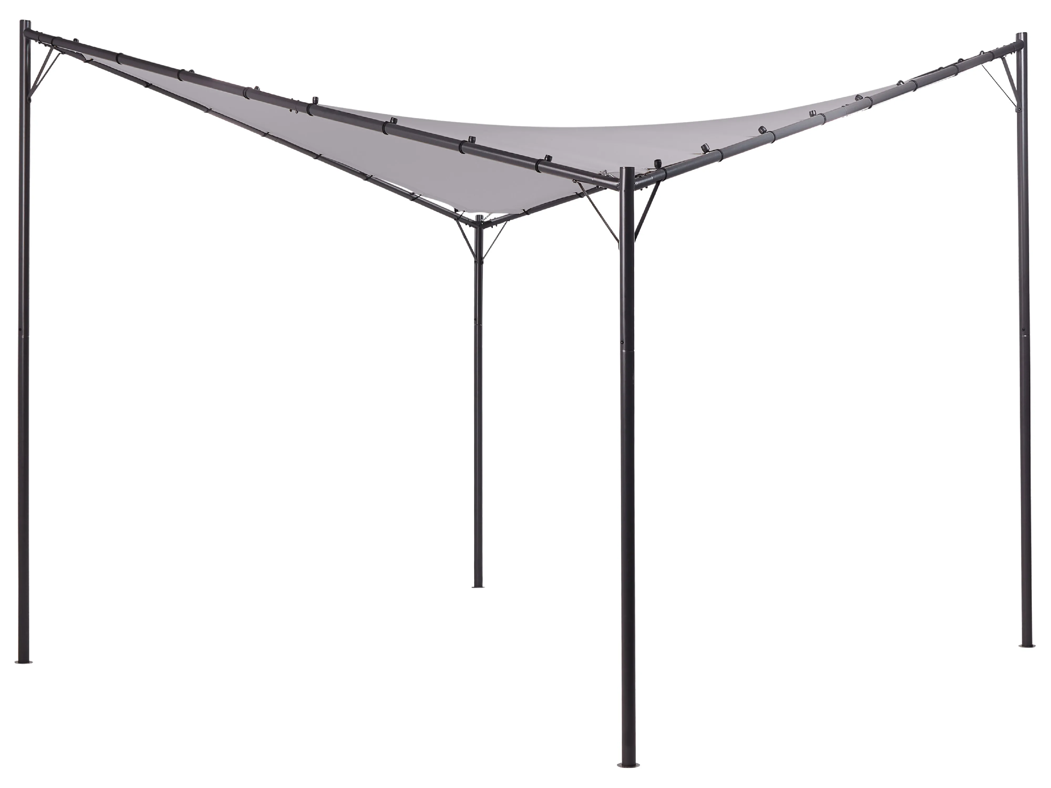 Paviljoen AVENTINE Metaal 300 cm 300 cm Grijs