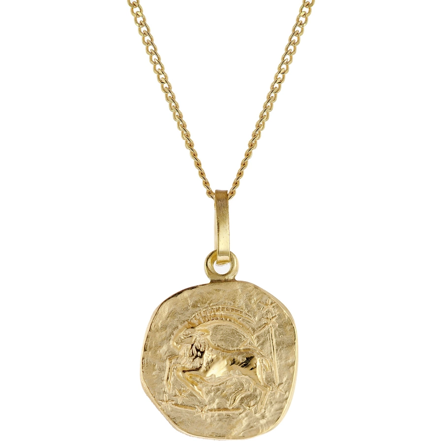 trendor Kinder-Halskette mit Sternzeichen Steinbock 3338K Gold gold