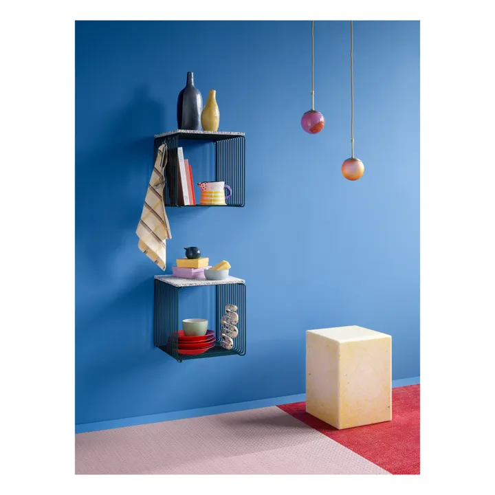 Montana Furniture Top panel pour module Panton wire | Marbré blanc